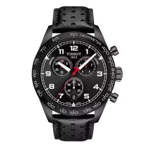 Tissot PRS 516 Chronograph Men's Black Leather Strap Watch - £280 Delivered + Free Shipping - @ Ernest Jones