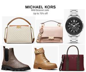 Up to 70% off the Sale includes Bags, footwear & Clothing @ Michael Kors