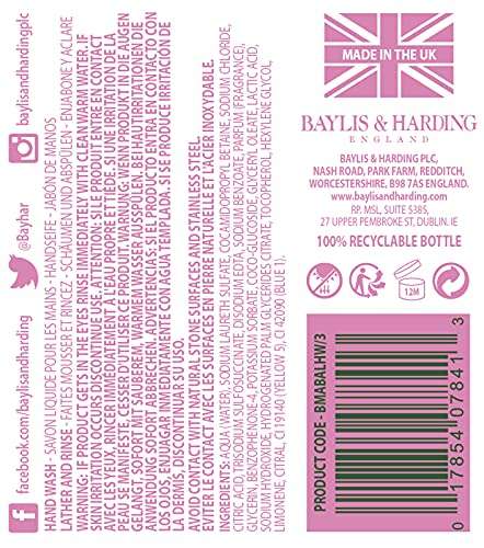 Baylis & Harding Aloe, Tea Tree & Lime Anti-Bacterial Hand Wash 500ml, (Pack of 3) - Vegan Friendly - £2.85 S&S / £2.40 S&S + Voucher