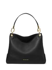 Michael Kors Trisha Large Pebbled Leather Shoulder Bag