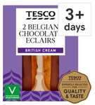 Tesco Chocolate Eclairs 2 pack