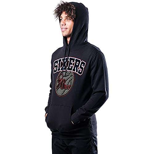 Ultra Game Men's Nba Philadelphia 76ers Fleece Hoodie Pullover Sweatshirt Out of Bounds size S only