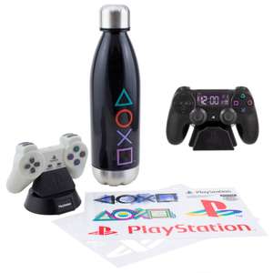 PlayStation Home Bundle - Alarm Clock + Retro Icon Light + Water Bottle + Stickers delivered w/ code