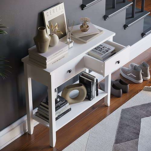 Vida Designs Windsor Console Table With Undershelf