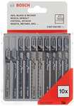 Bosch Professional 2607010146 10-Piece Jigsaw Blade Set £10.80 @ Amazon