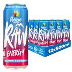 Rubicon RAW 12 Pack Raspberry & Blueberry 500ml - £8.55 with Subscribe & Save
