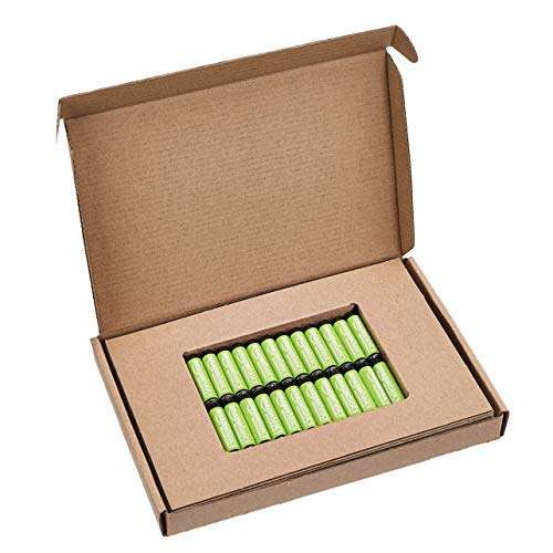 Amazon Basics AAA Rechargeable Batteries 800mAh (Triple A), Pre-charged, 24 pack (more pack sizes reduced in post) - £12.52 @ Amazon Pack