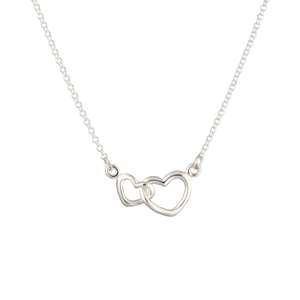 Sterling Silver Linked Hearts Necklace now £14.95 with code + £2.95 tracked delivery From Lily Charmed