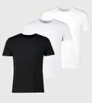 3 Pack - Mens Regular Fit T-Shirts (Mixed/Black - Sizes S - XXL) - £7.50 + Free Click & Collect @ Sainsbury's Tu Clothing