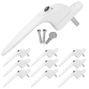 10x Yale uPVC Universal Window Handles White (Pack of 10) / Black available for £28.21 - Sold by GB DIY Store FBA