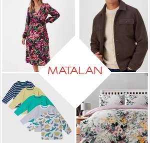 Up to 50% Off Matalan Spring Sale now launched Men's, Women's, Kid's & Home + C&C