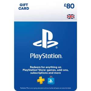 PlayStation Store Gift Card £80 PS5/PS4(PSN)