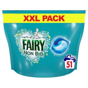 Ariel / Bold / Fairy Laundry capsules 51 washes with More card via app instore
