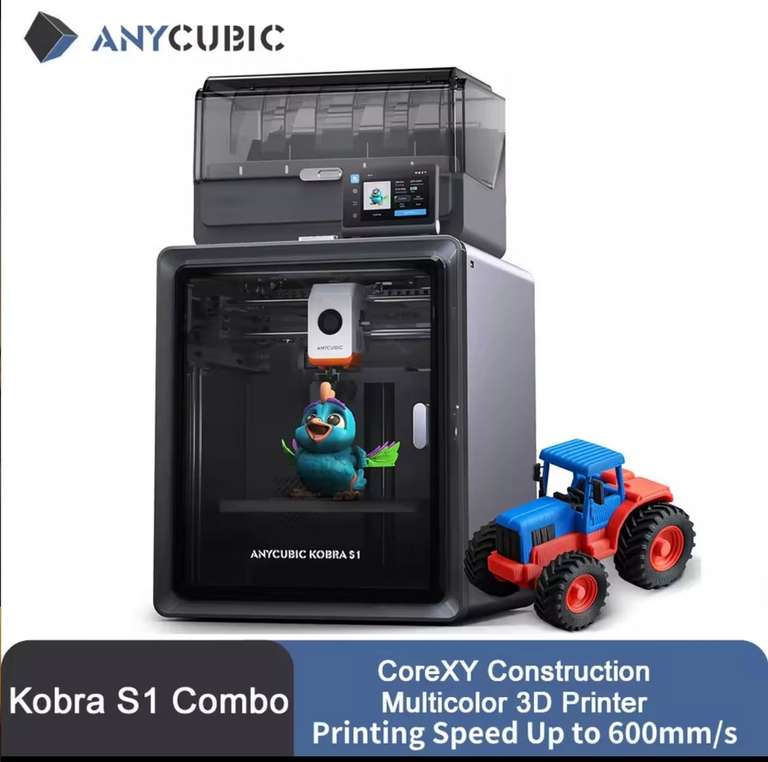 Anycubic Smooth Plate - Replacement Build Plate For Kobra S1 & S1 Combo 3D Printers-492627