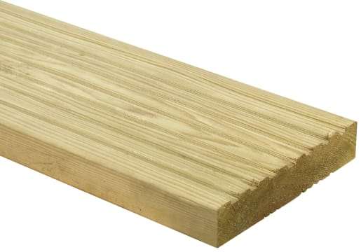 Premium Natural Pine Deck Board - 28 x 140 x 2400mm - Free Collection