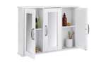 Argos Home Tongue & Groove Mirrored Cabinet - White £39 + Free collection @ Argos