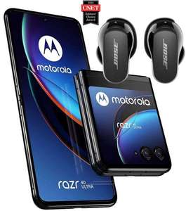 Motorola Razr 40 Ultra 256GB 5G & Free Bose Quietcomfort Earbuds II + 250GB On iD, £28.99pm + £89 Upfront