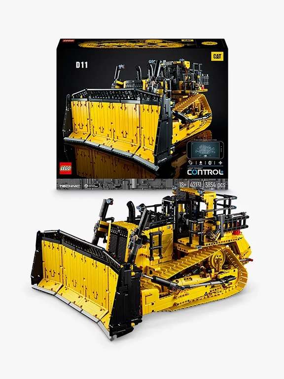 LEGO Technic App-Controlled Cat D11 Bulldozer Set - £322.49 + Free Click & Collect @ Argos