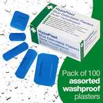 HypaPlast Blue Catering Plasters Assorted Pack - £3.61/£3.25 S&S @ Amazon