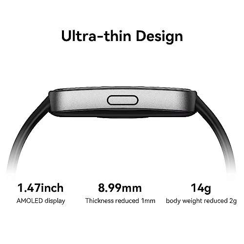 HUAWEI Band 8 Midnight - Ultra Thin Smart Band design with Up to 2 Weeks Battery Life Black/Pink/Green (with code)