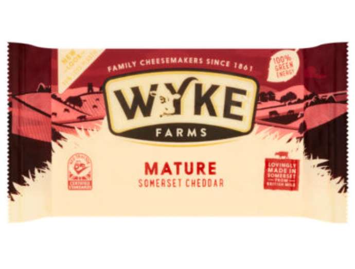 Wyke Farms Mature Cheddar 550g £3 @ Heron Foods, Cwmbran