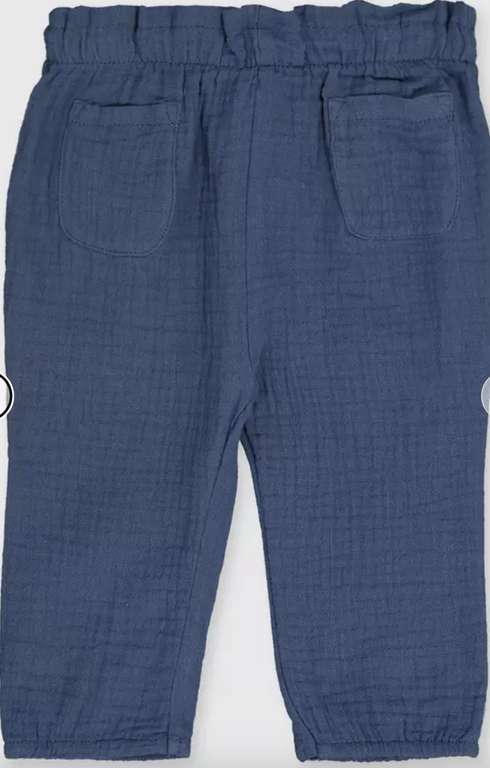 Navy Gauze Trousers - 2-3 years - Free C&C