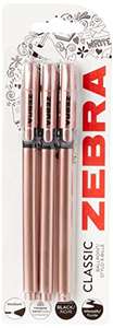 ZEBRA Pen Z Grip Black Pens Ballpoint 3pk