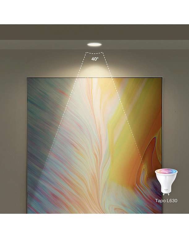 Tapo L630 Smart Wi-Fi Spotlight, Multicolor