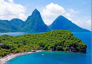 Return Flights to St Lucia from Gatwick 23rd April to 30th April 10KG Hand Luggage