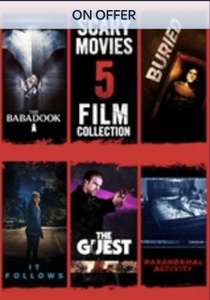 5-Film Scary Movie Boxset (Digital, HD) £2.99 inc Paranormal Activity & It Follows @ Sky Store