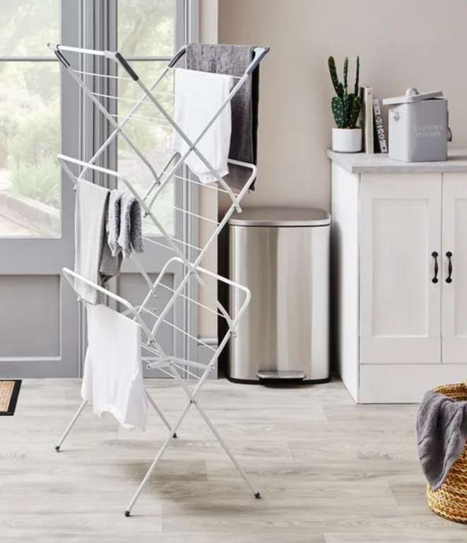 White Deluxe 3 Tier Airer - Free C&C