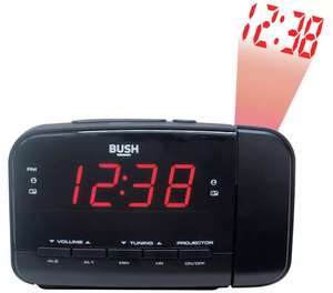 Bush Projection Alarm Clock Radio - Free Click & Collect