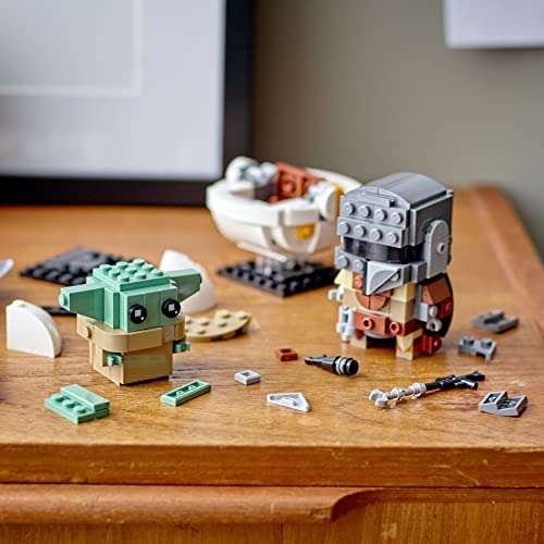 LEGO Star Wars 75317 BrickHeadz The Mandalorian & The Child - £12.01 at checkout @ Amazon