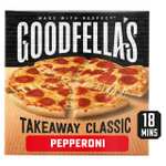 Goodfella's Takeaway The Big Cheese Pizza, 555g / Classic Crust Fully Loaded Pepperoni Pizza, 524g