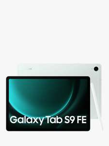 Samsung Galaxy Tab S9 FE, Android, 6GB RAM, 128GB, Wi-Fi, 10.9" (2 Year Warranty included) + £289 w/code (my John Lewis members only)