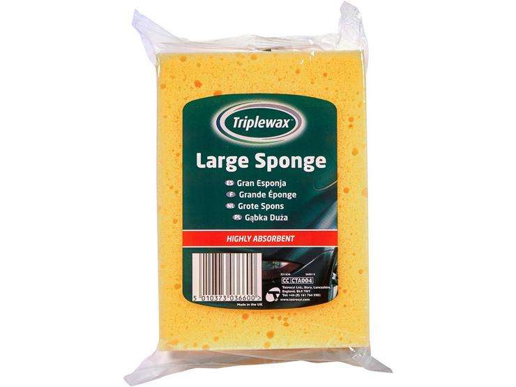 Triplewax Large Sponge 50p with Free Click & Collect @ Halfords