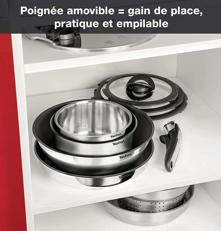 Ingenio Emotion 22 Piece Cookware Pan Set £135 delivered with code @ LaRedoute
