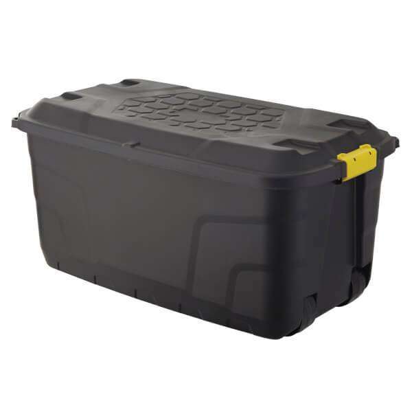 2 x Strata Heavy duty Black 110L Storage £27.36 with newsletter signup code (£13.68 each) / 2 x 145L £31.68 / 2 x 175L £34.56 @ Homebase