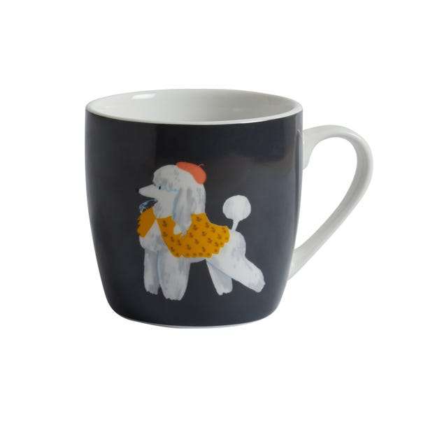 Set of 4 Dogs Mugs Now £3 with Free Click and Collect From Dunelm