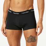 Calvin Klein Men's 3 Pack Low Rise Trunks - Cotton Stretch Boxers - £21.00 @ Amazon