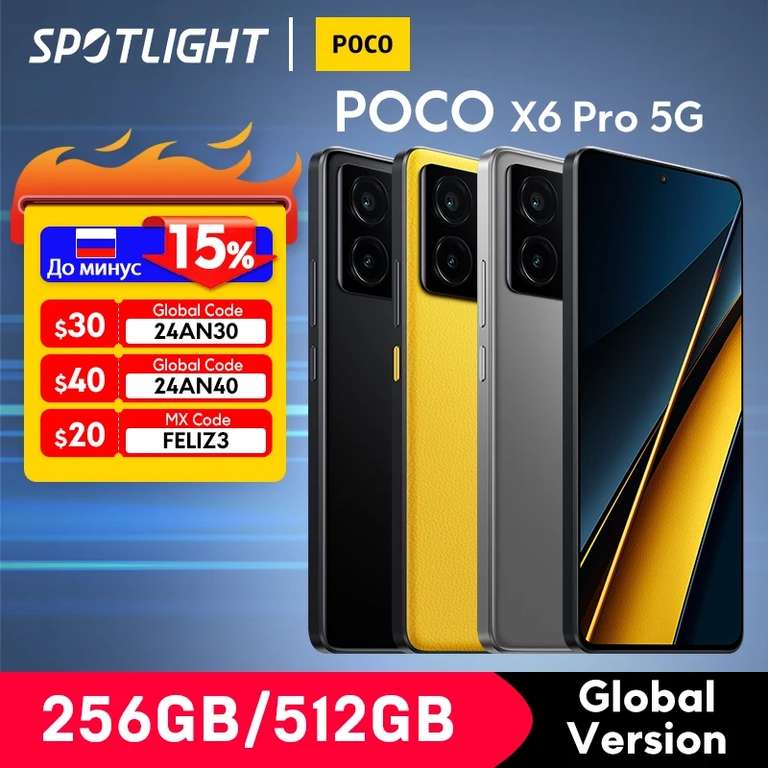 Poco X6 Pro 5G Global Version with Code sold by POCO Official Store