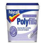 Polycell PLCFSF500GS Fine Surface Filler Tub, 500 g, White £3.50 @ Amazon