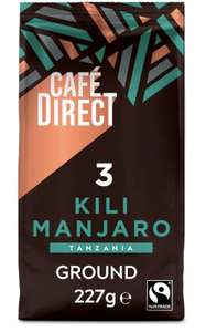 6 x 227g CaféDirect Kilimanjaro Tanzania Fairtrade Ground Coffee (w/voucher)