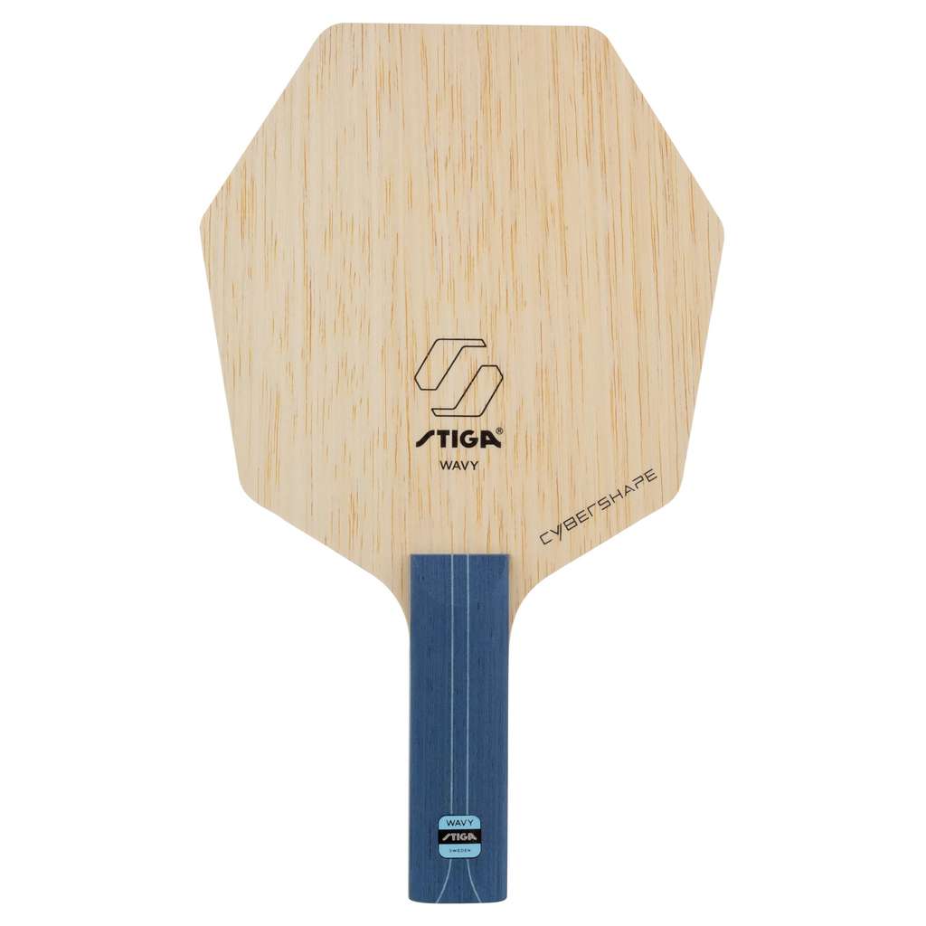 STIGA Wavy Ultra Fiber Cybershape Table Tennis Blade (Classic Grip ...