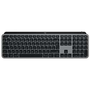 Logitech MX Keys Advanced Wireless Illuminated Keyboard for MAC, QWERTY UK English Layout, Grey