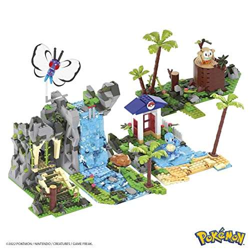 MEGA Pokémon Action Figure Building Toys for Kids, Jungle Voyage with 1362 Pieces, 4 Poseable Characters £37.59 @ Amazon