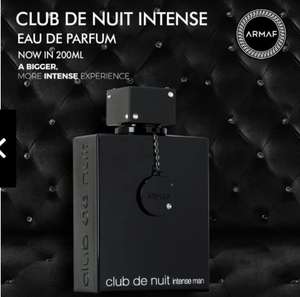 ARMAF Club De Nuit Intense Men Eau De Parfum 200ml £48.70 with discount code @ ebay / ukfragrances.direct