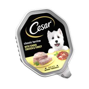 Cesar classic terrine chicken dog food150g - Instore Chorley