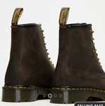 Men’s Dr Martens 1460 Bex 8 eye boots in dark brown leather with code