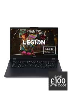 Legion 5 Laptop - 17.3" 144Hz, NVIDIA RTX 3060, AMD Ryzen 5 5600H, 8GB RAM, 512GB SSD, Blue - £899 (£100 back with code) @ Very